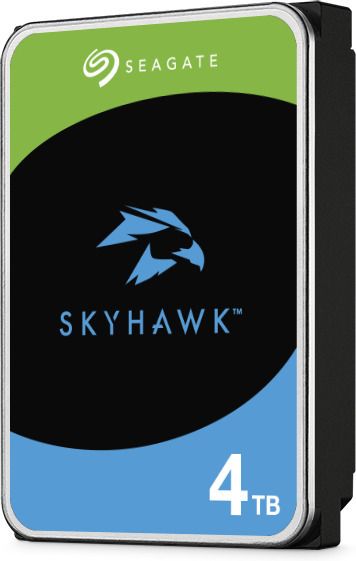 SEAGATE Surv. Skyhawk 4TB HDD CMR 5400rpm SATA serial ATA 6Gb/s 256MB cache 3.5inch 24x7 workloads BLK